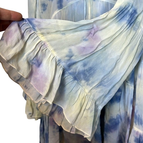 Young Fabulous & Broke Tie Dye dress EUC Include camisole Oversized flowy fit - Picture 5 of 11